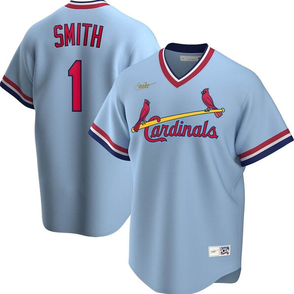Men's St.Louis Cardinals ACTIVE PLAYER Custom Light Blue Stitched Baseball Jersey Men's St.Louis Cardinals ACTIVE PLAYER Custom Light Blue Stitched Baseball Jersey